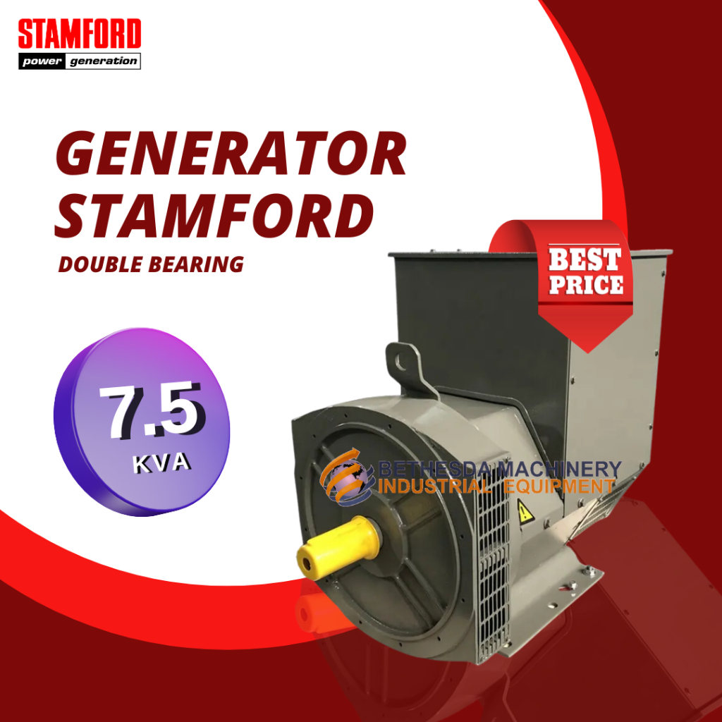Generator 7.5 KVA 6 kw Double Bearing Stamford