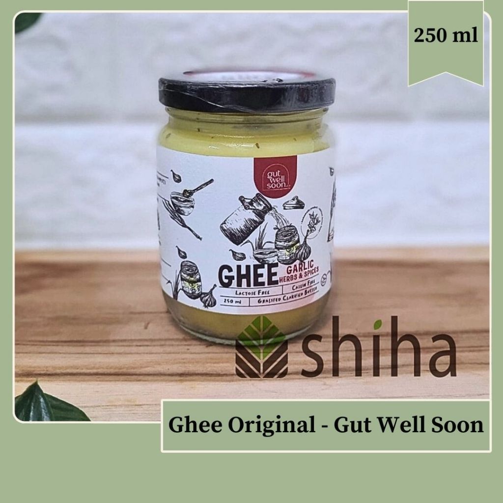 

Ghee GARLIC Grass Fed 250ml Gut Well Soon Gutwellsoon