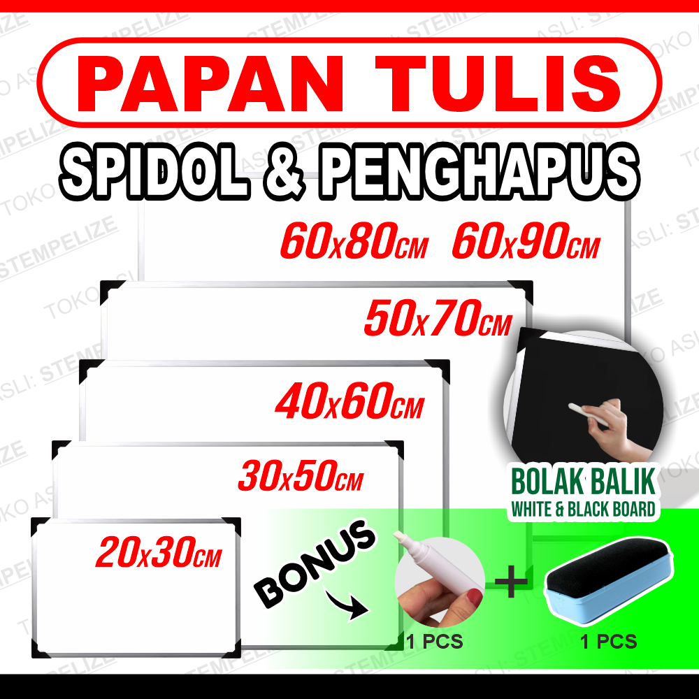 

Papan Tulis Spidol dan Penghapus