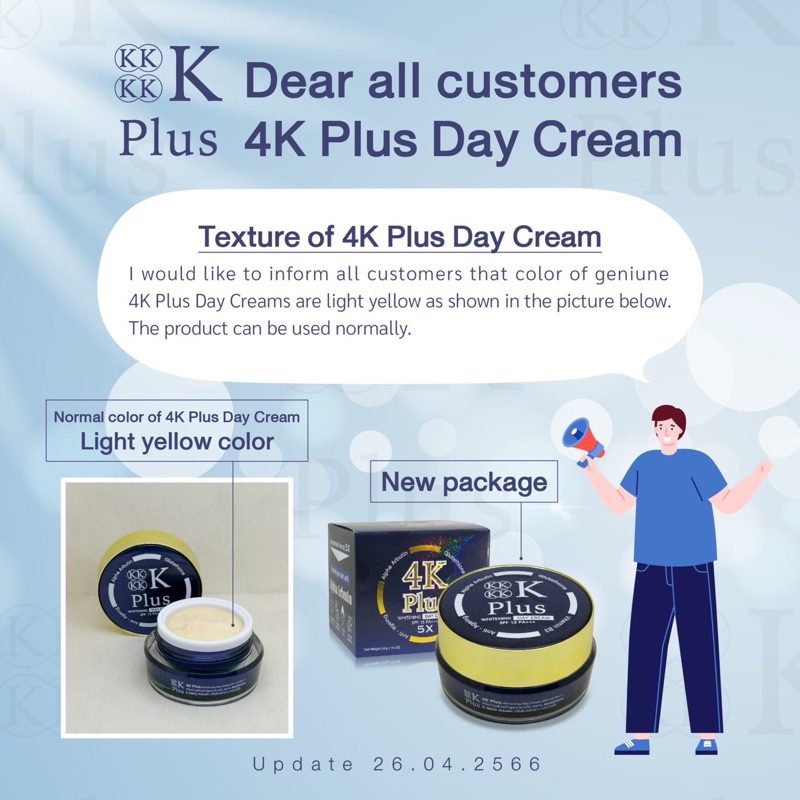 4K Plus All Varian Whitening Night Cream | Day Cream | BB Cream | Underarm Cream | Goji Berry | Berr