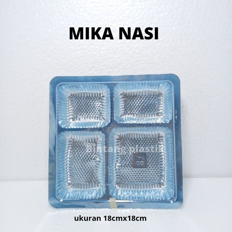 

MIKA NASI 18cmX18cm K.18 (untuk kardus R8) (dapat 10pcs mika)