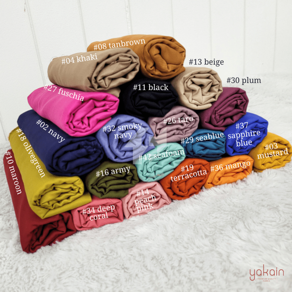 Kain Rayon Twill Premium FAMAS (100% Rayon) - Roll
