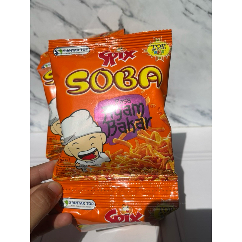 

SPIX SOBA MIE AYAM BAKAR RENCENG ISI 10 pcs