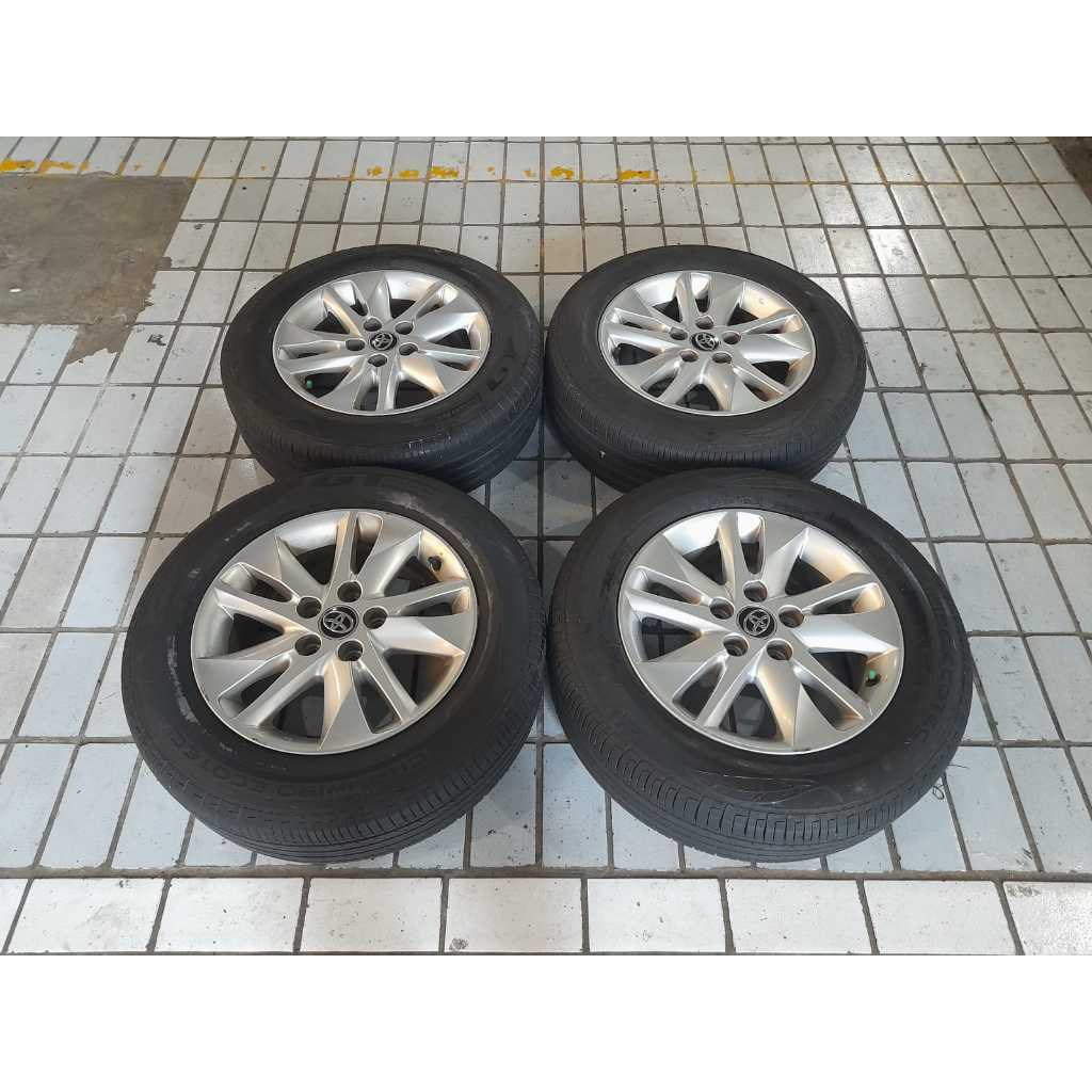 VELG MOBIL ORI STD INNOVA REBORN RING 16 LEBAR 6 PCD 5X114 ET30 + BAN GT 205 65 R16 4pcs