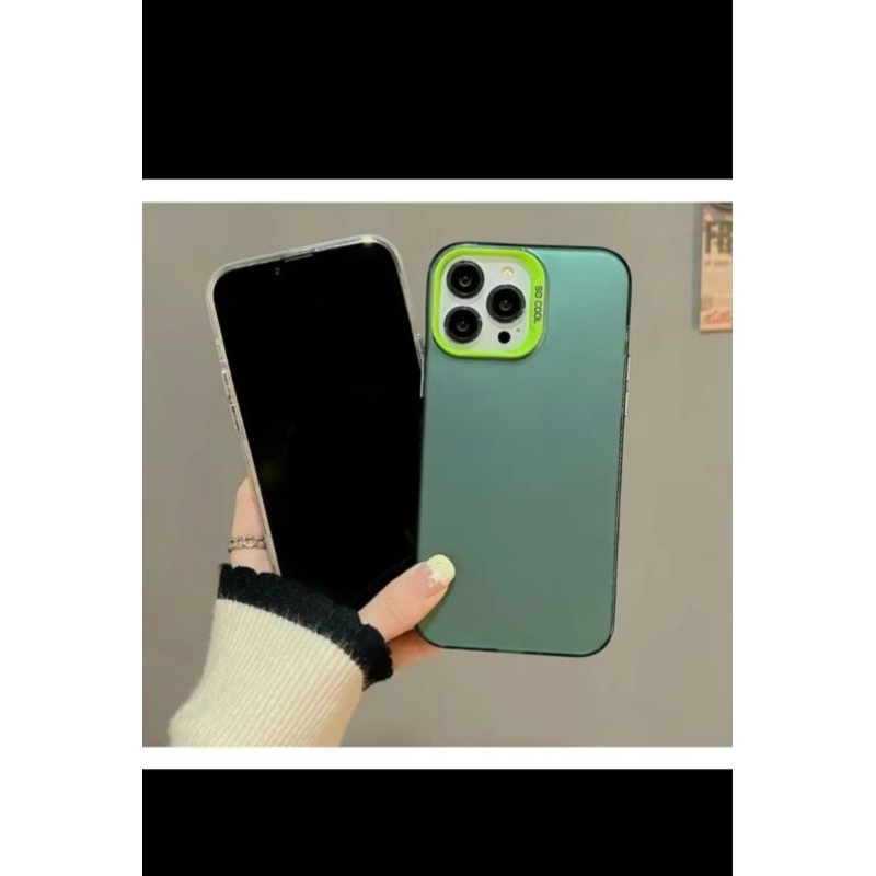 Case hybrid IMD hologram macaron redmi 9a