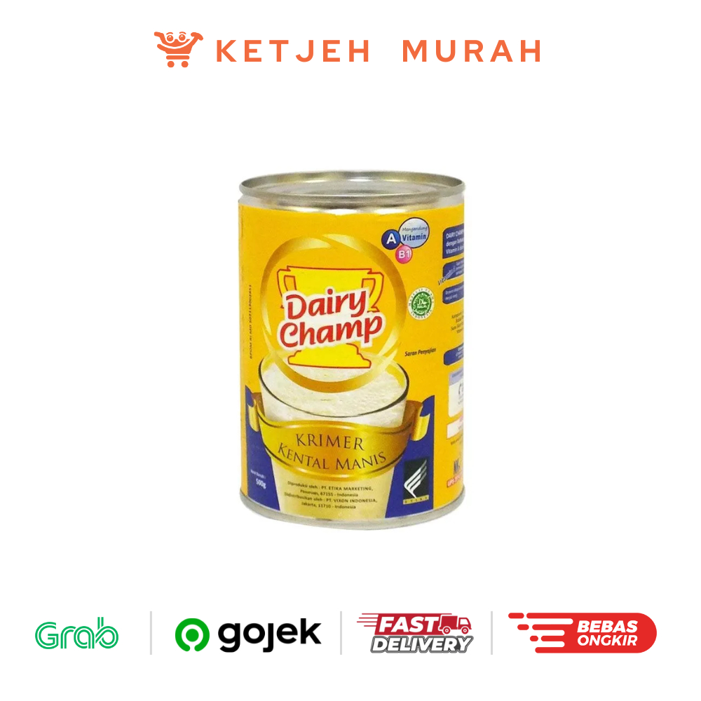 

Dairy Champ Susu Kental Manis / SKM Can Kaleng 480 Gram