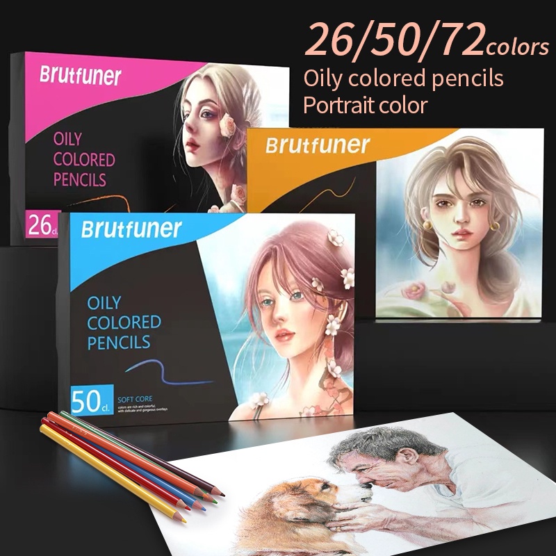 

PROMO MENARIK Brutfuner Oily Pencil Soft Core Pensil Warna Brutfuner Edisi Soft Core