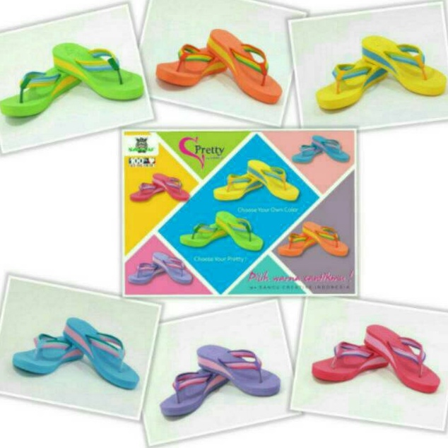 SEGERA BELI SANDAL WEDGES PRETTY  SANDAL WANITA PRETTY SANCU