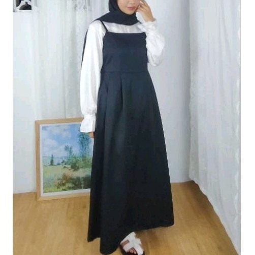 Ema Overall Dress Cottage core Vintage Dress Korea House of Zee
