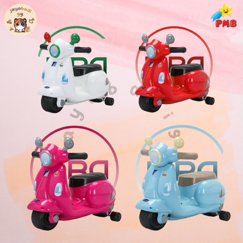 PMB TM-15 vespa anak roda 4 mainan anak pespa lucu