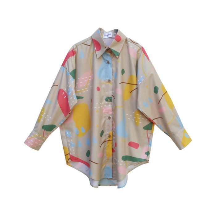 NEW PROMO Nadjani Top Corry Beige (Corry Beige)