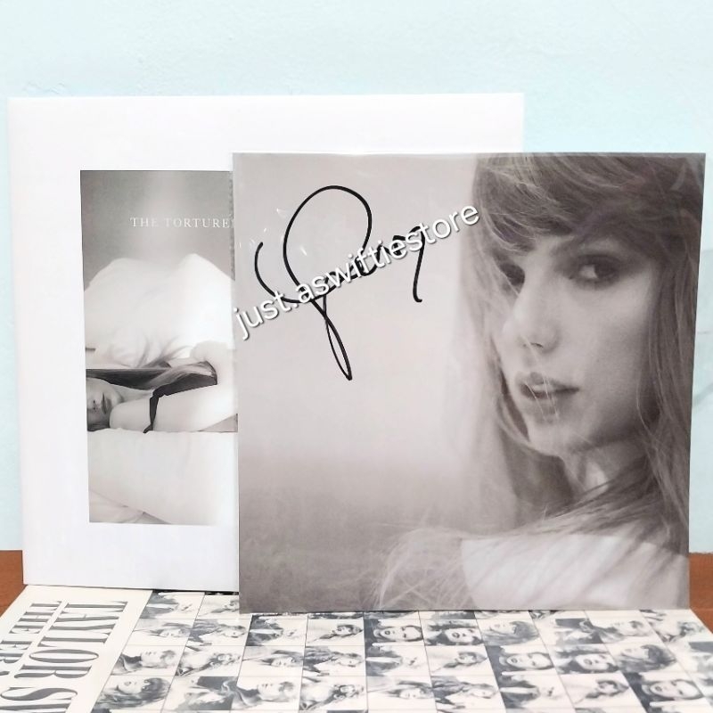 [SIGNED] Taylor Swift Signed Vinyl THE TORTURED POETS DEPARTMENT TTPD Official Merch Merchandise Imp