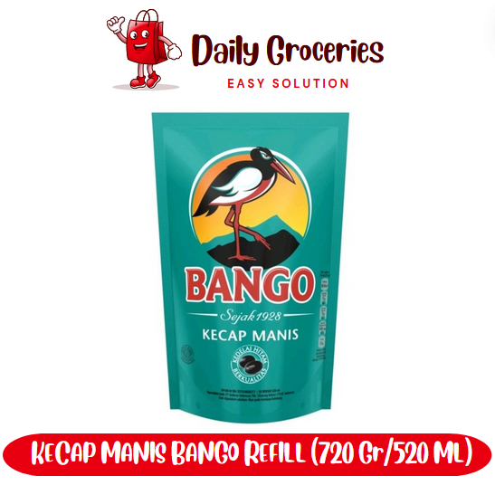 

Kecap Manis BANGO refill 520 ml / 720g