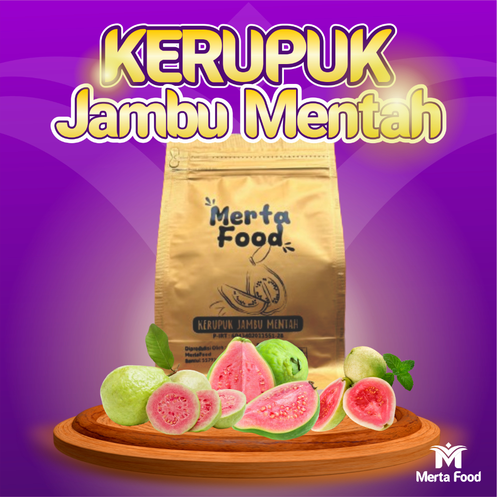 

Kerupuk Jambu Mentah ( Kerupuk bukan Keripik, Pertama di Indonesia ) Kerupuk Buah