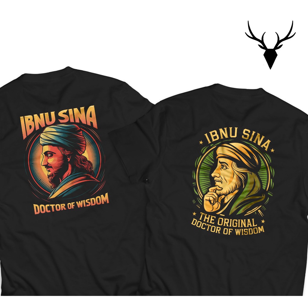 Aytig Kaos IBNU SINA | Tshirt Baju Gambar Kata Kata Tulisan Ibnu Sina Dakwah Islam Islami Tauhid Hij