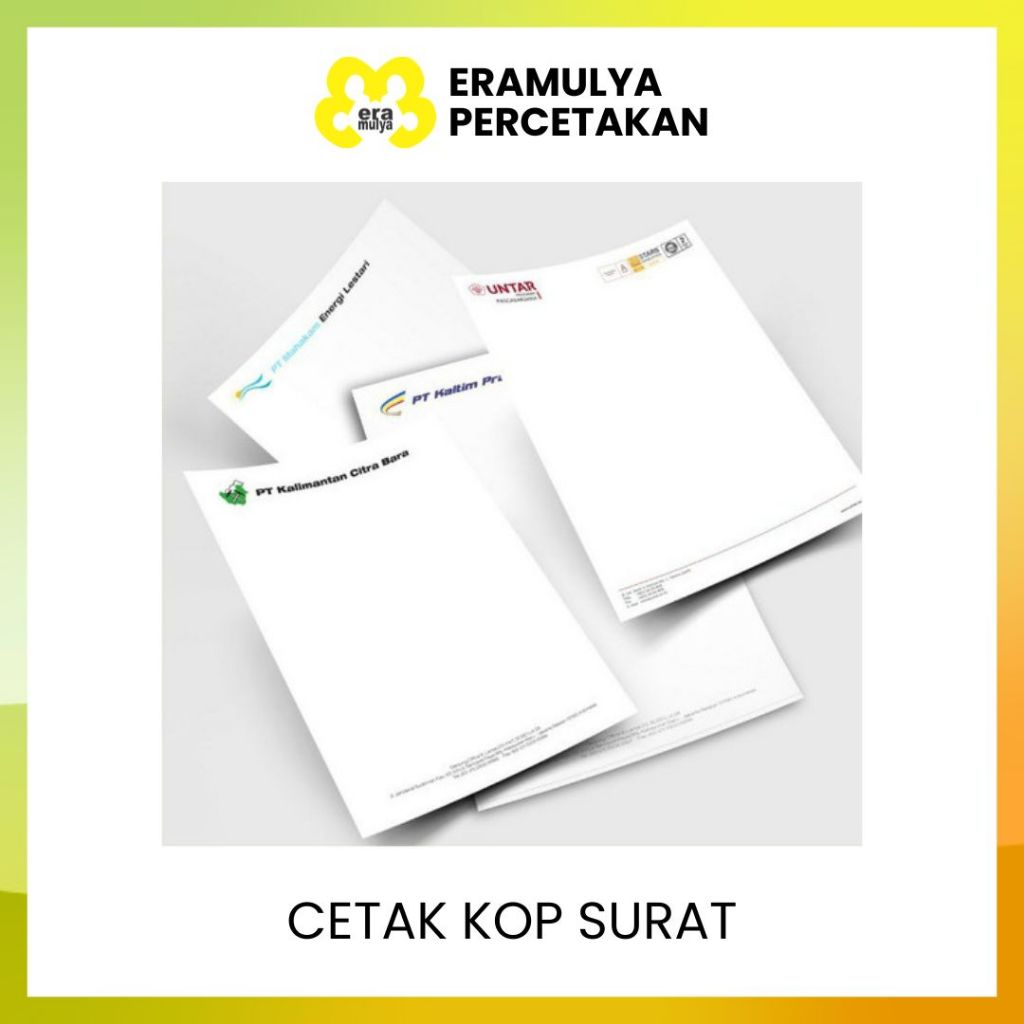 

ERAMULYA | CETAK KOP SURAT / KOP SURAT