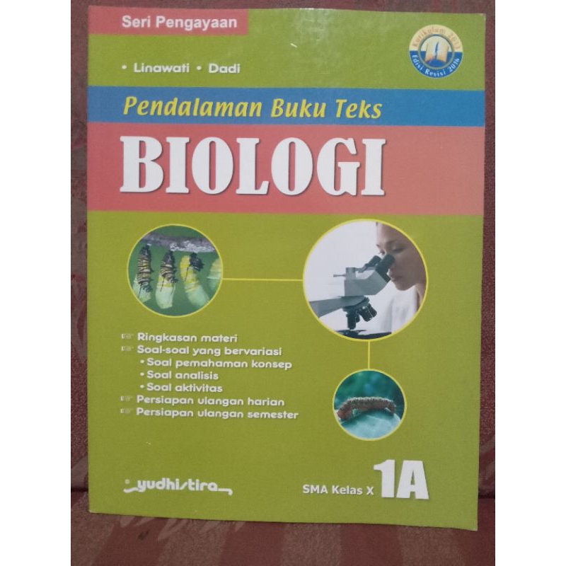 pedalaman buku teks Biologi SMA Kelas X 10 1 A Edisi revisi 2016