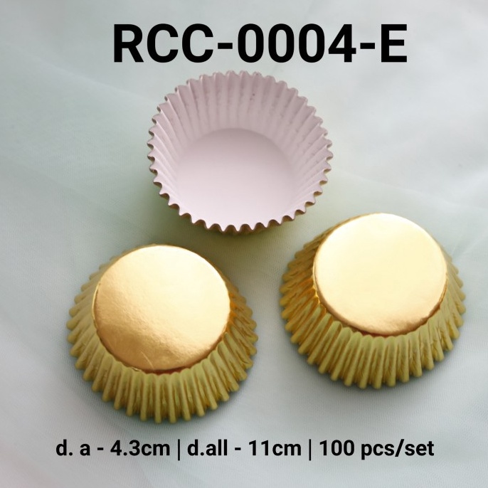 

SHOPEE SALE RCC4E Packaging Kertas cupcake case emas gold muffin cup emas yamama baking