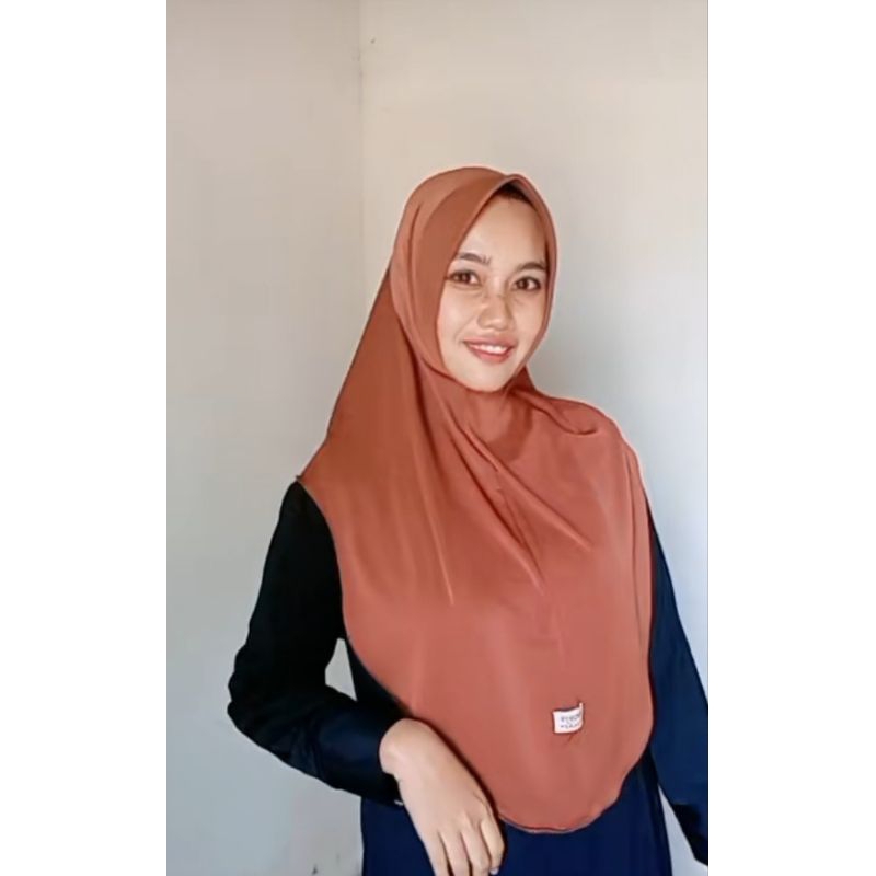Hijab Bergo Jersey Hijab Bergo Pet Antem(anti tembem)