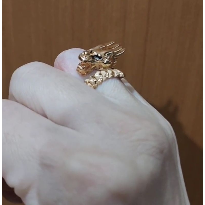 Cincin emas 70 naga rantai