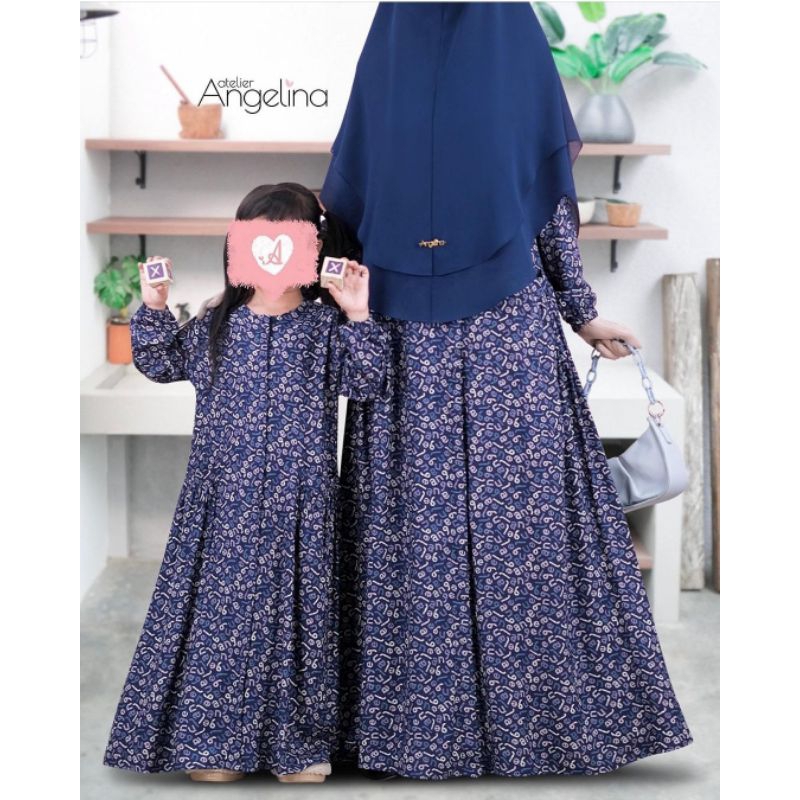 CELINE DRESS & LITTLE CELINE ANGEL LETTER BILBERRY ATELIER ANGELINA