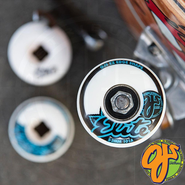OJ WHEELS 53mm Elite EZ EDGE 101a Skateboard Wheels