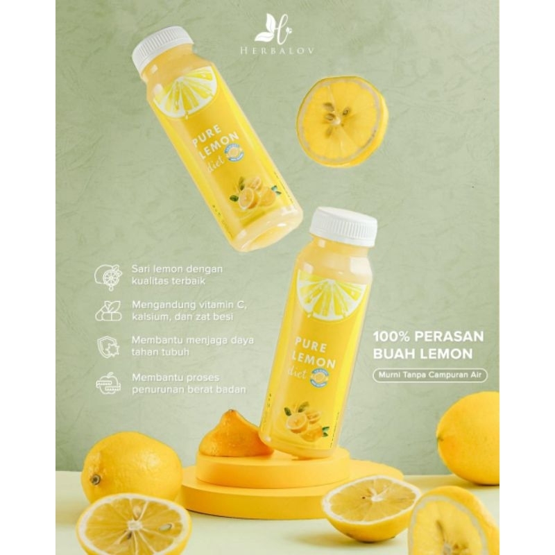 

Pure Lemon Herbalov 100% Sari Lemon Asli tanpa campuran bahan lainnya cocok untuk menurunkan berat badan mengatasi maag gerd asam lambung sebagai daya tahan tubuh menjaga imunitas tubuh kaya vitamin c