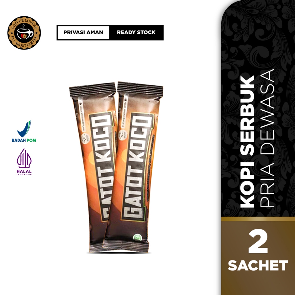 

Kopi Gatot Koco Isi 2 Sachet Original BPOM