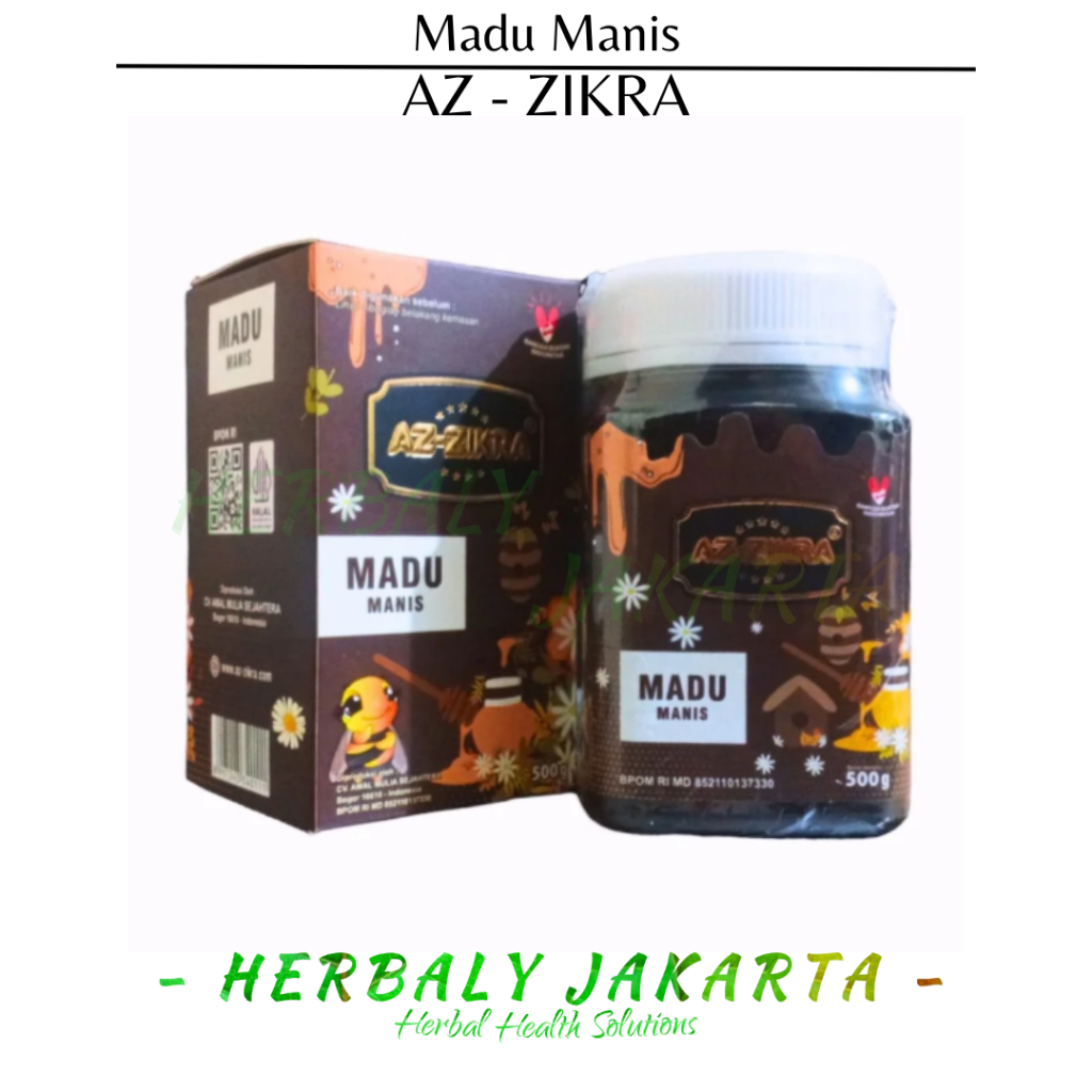 

Az Zikra Madu Murni Herbal manis Az-Zikra 500 gr Special Odeng 100% Asli KEMASAN BARU