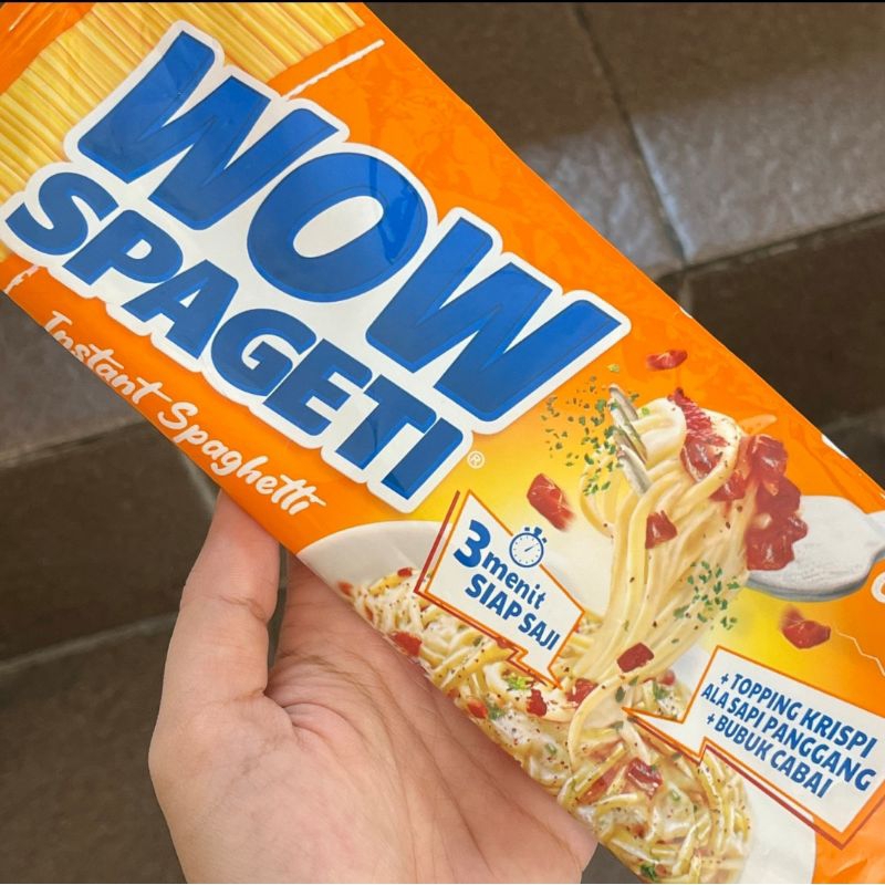 

Wow Spageti Carbonara / Bolognese (Bukan Kemasan Reject / 100% Original / BUKAN PRODUK REJECT / KEMASAN KOTOR)