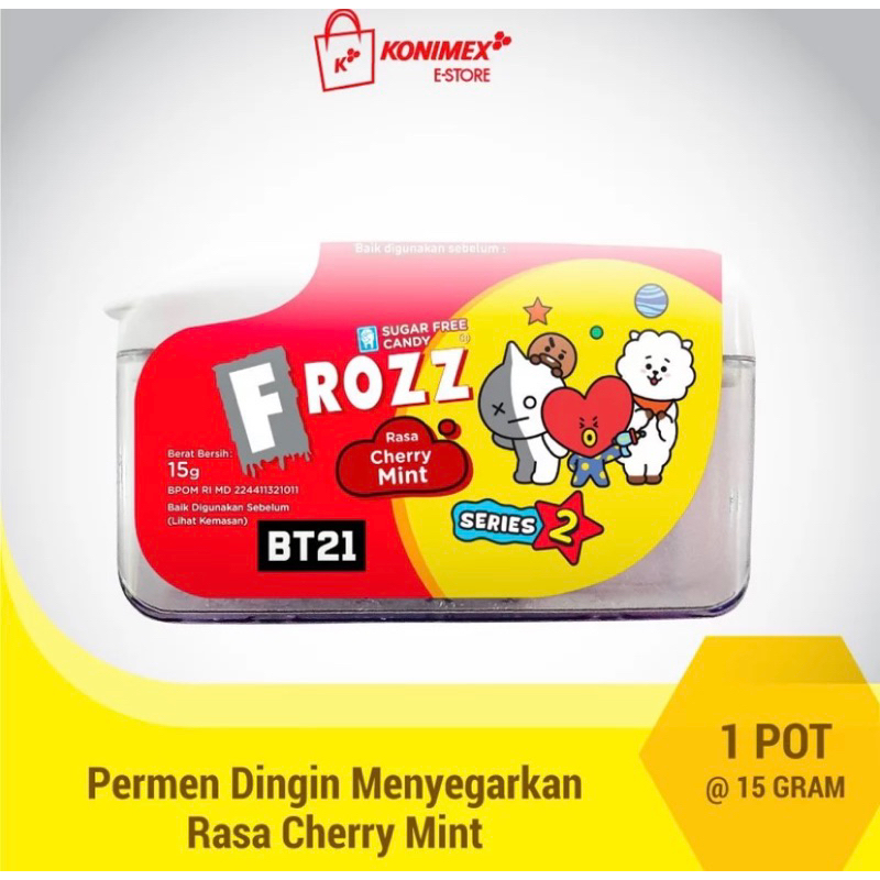 

FROZZ CHERRY MINT PERMEN BEBAS GULA