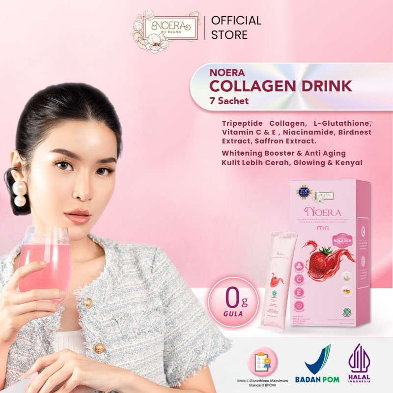Roskin_beaute ~ Noera Collagen Drink Mini Improved Formula Isi 7 Sachet