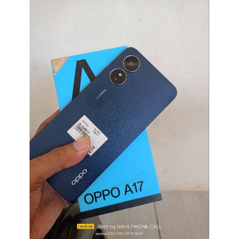 Oppo a17 ram 4+4/64 hp dusbuk