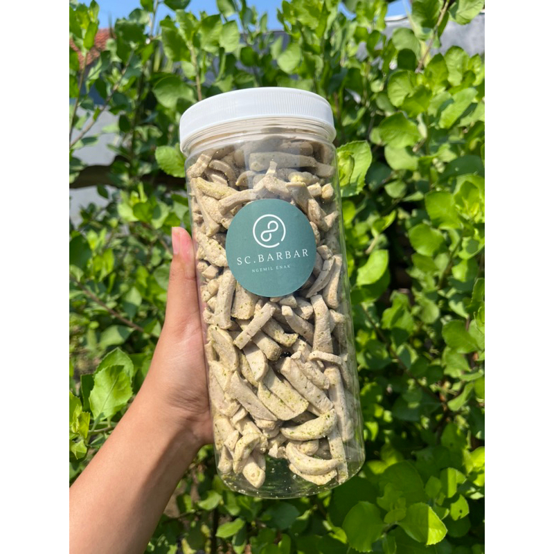 

keripik Full toples basreng daun jeruk premium uk toples 1300ml