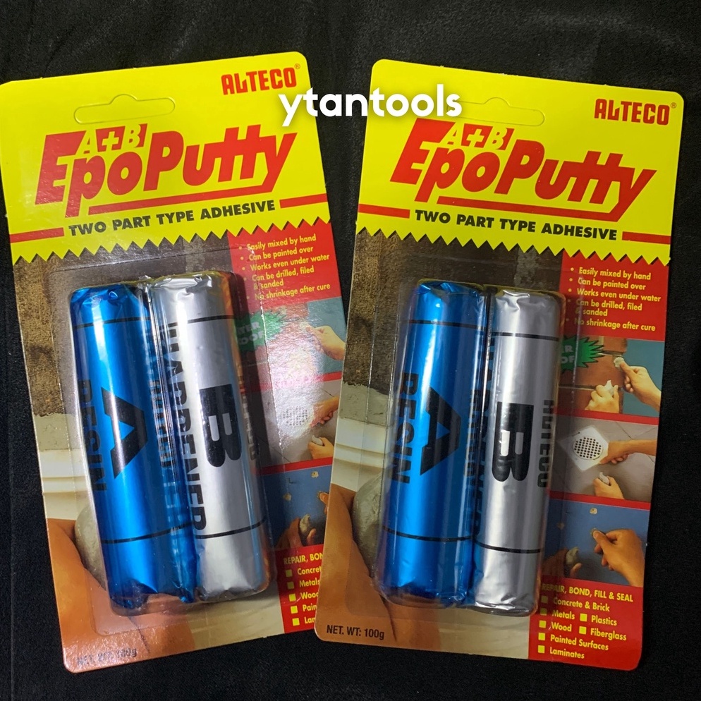 

KODE L44Y Lem Epo Putty ALTECO Lem Porting Tahan Panas Epo Putty Lem Serbaguna 1 Gram