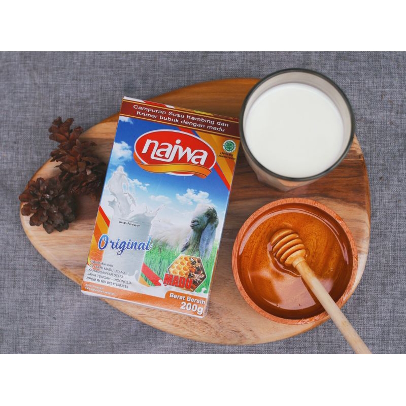 

NAJWA Susu Etawa Plus Madu Rekomendasi Ilmiah Atasi Nyeri Sendi, Asam Urat, Rematik dan Tulang.