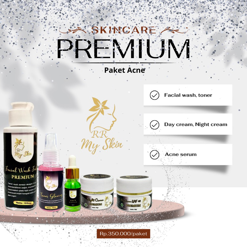 Skincare Premium RR My skin (Untuk kulit berjerawat)