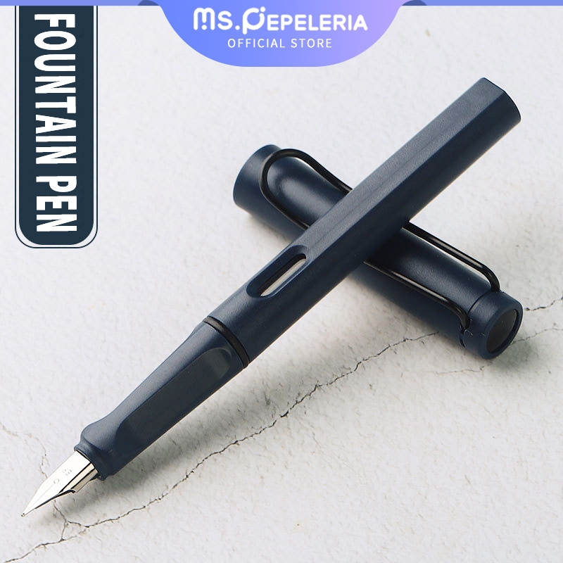 

Fountain Pen/0.38mm/0.5mm fountain pen/pulpen/ink Pen for student Use/pulpen refillable for student Use Tidak ada tinta di pena -Ms.Pepeleria