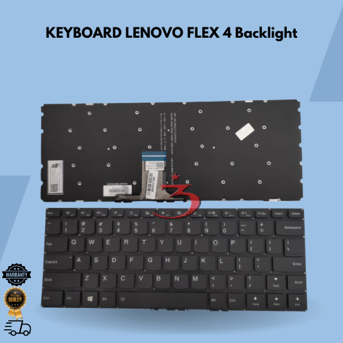 KEYBOARD LENOVO FLEX 4 LENOVO IDEAPAD 510S-14ISK BLACK BLACKLIGHT