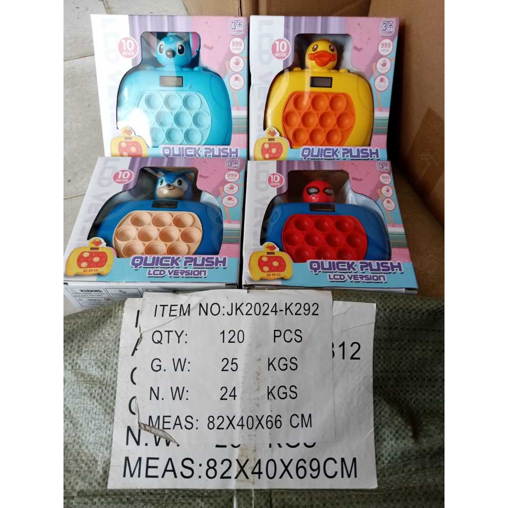 Mainan Aktivitas Game Anak SANRIO ADA LAMPU Pop It Electronic Pop It Elektronik Pop It Elektrik ~ FA