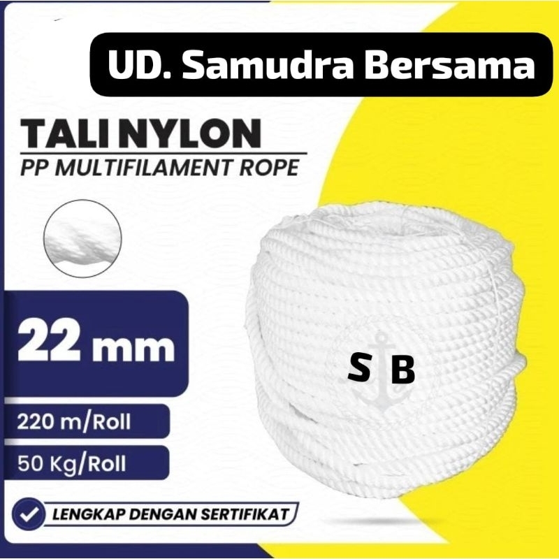 

Tali Nylon 22 MM CIR 2 3/4" // Tali PPMultifilament promo