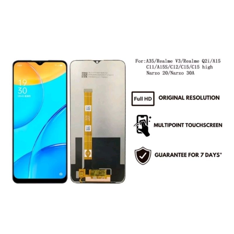 LCD OPPO A15/OPPO A15S/OPPO A50/OPPO A35/REALME C11/REALME C15/REALME C12/REALME NARZO