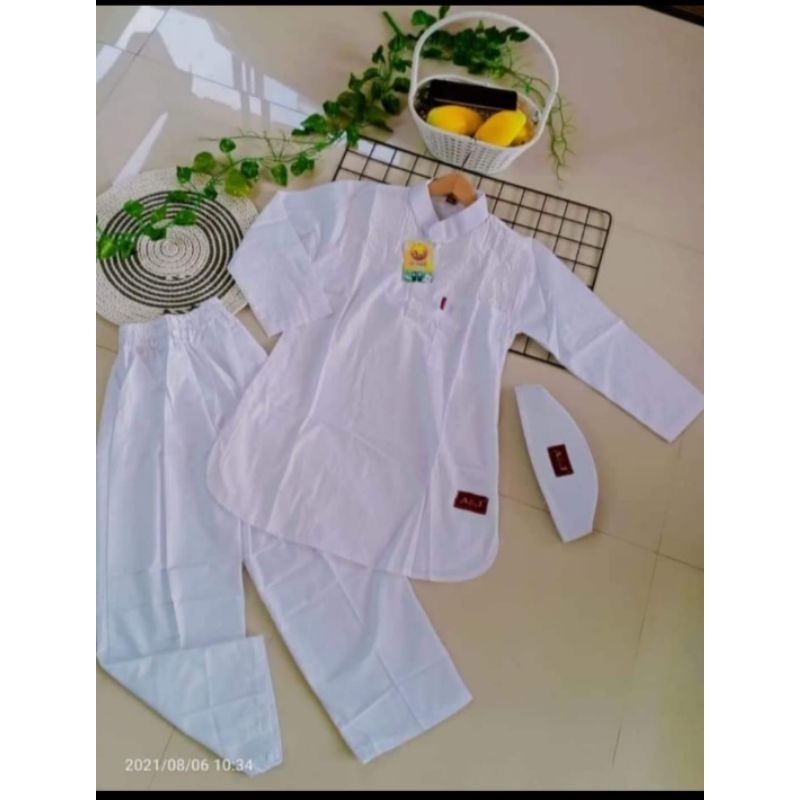 KURTA PUTIH // KOKO PAKISTAN PUTIH// KOKO ANAK LAKI-LAKI