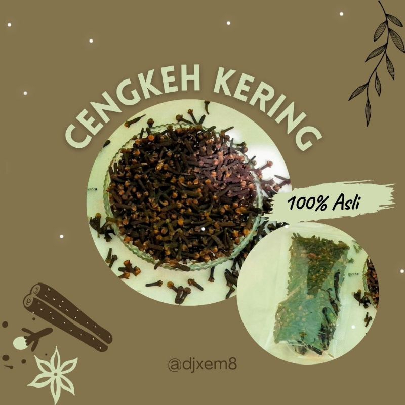 

500gram clove/cengkeh kering utuh