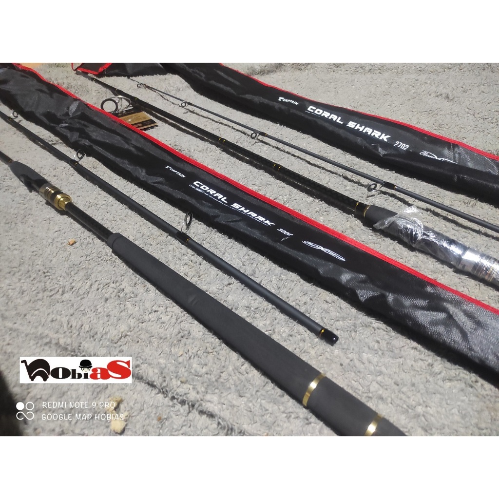 Joran Pancing Shorejig Sambung 2 Captain Coral Shark 270. 300