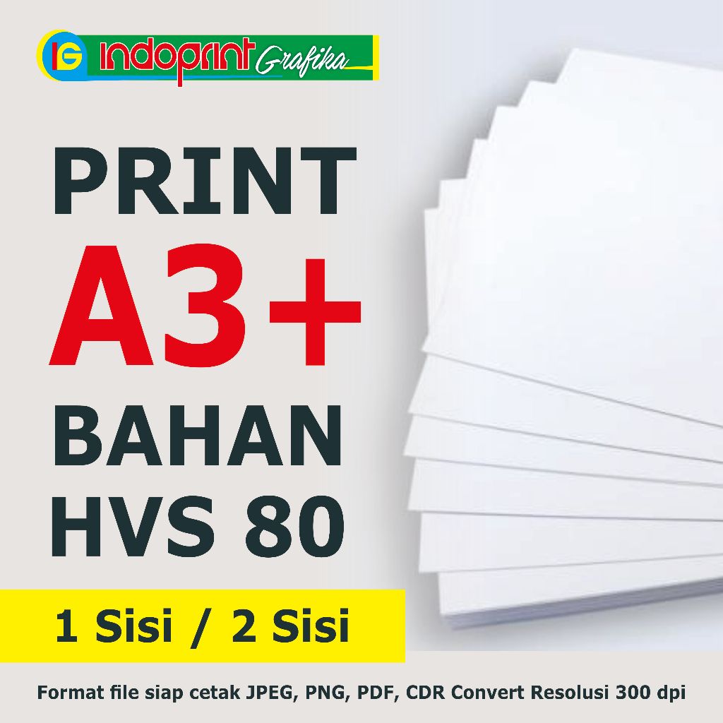 

cetak kertas hvs80 a3+