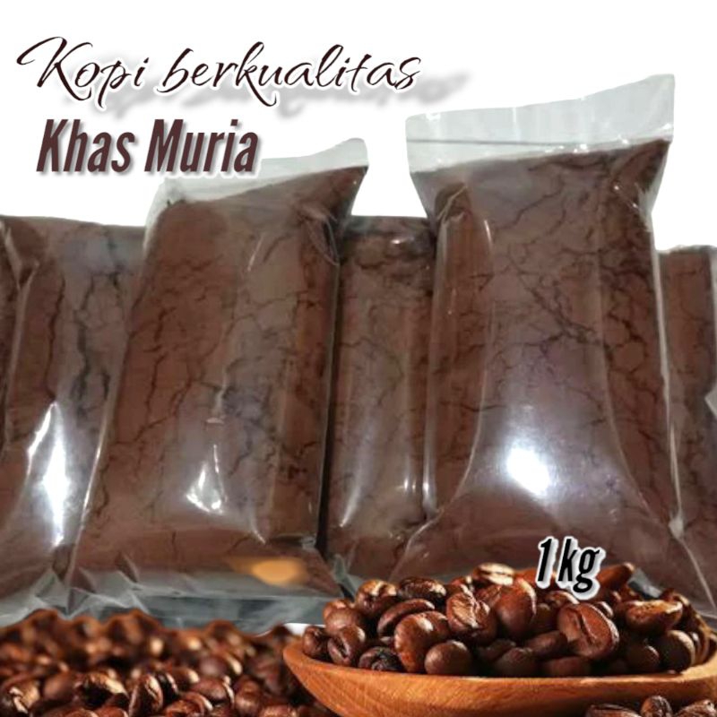 

Kopi Robusta Murni Kopi Hitam Bubuk Khas Gunung Muria Berat 1 Kg