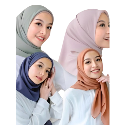 JILBAB POLOS Segi Empat Bella Square 110x110