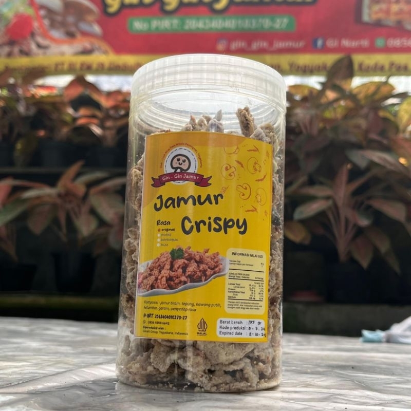 

Camilan Jamur Crispy (Toples) Makanan Ringan Oleh Oleh Khas Jogja Enak Lezat Murah Bergizi