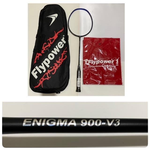 RAKET BADMINTON BULUTANGKIS FLYPOWER ENIGMA 900 V3 ORIGINAL